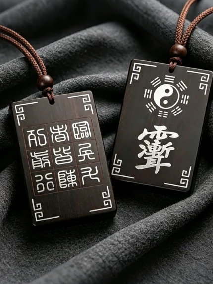 Blessing of New Life Talisman | Handcrafted Lightning-Struck Wood Pendant