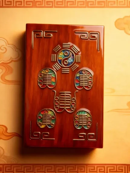 Five Thunders Purification Talisman | Handcrafted Lightning-Struck Wood Pendant